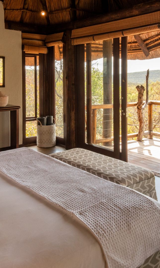 View from suite at Tshwene Lodge, Welgevonden Game Reserve