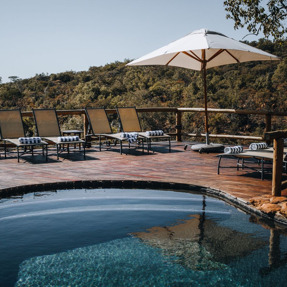 Swimming pool at Tshwene Lodge, Welgevonden Game Reserve